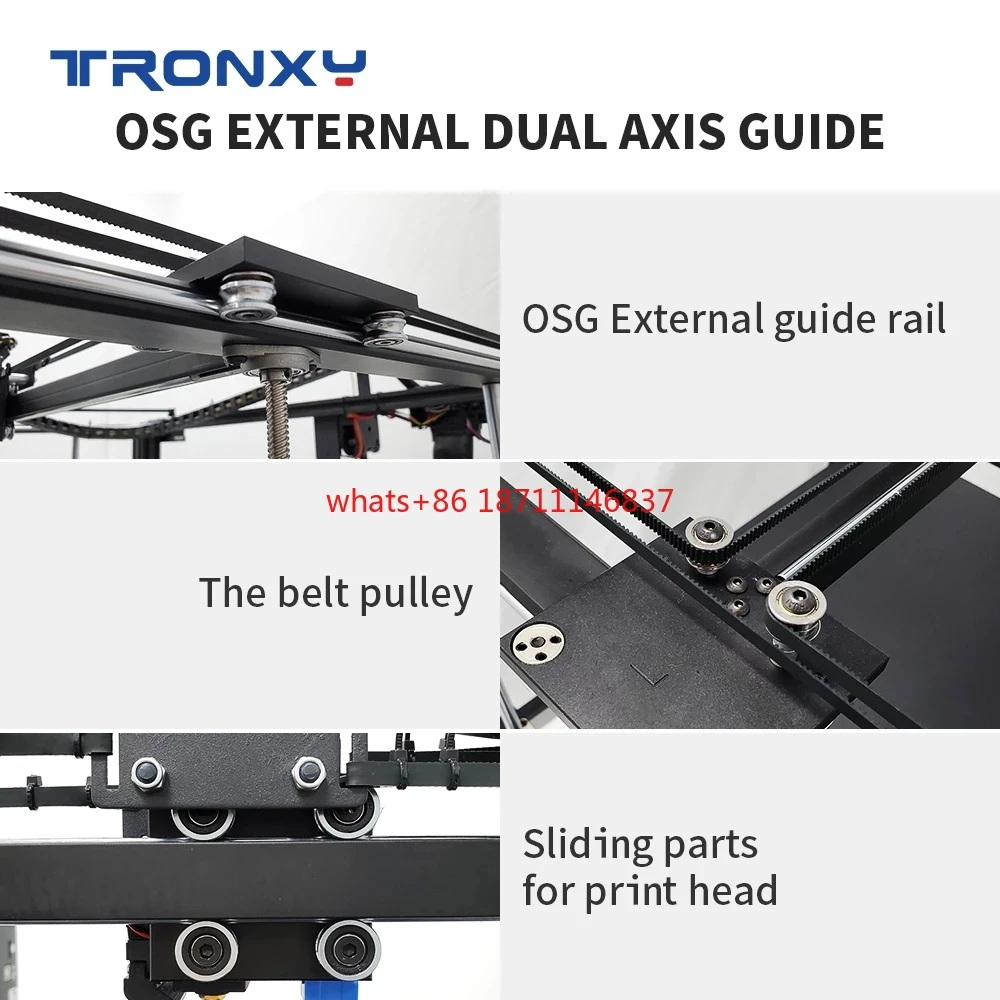 TRONXY X5SA-500 PRO Guide Rail Version Titan Extruder Auto level sensor High precision Big Printing Size 500*500mm 3d printer