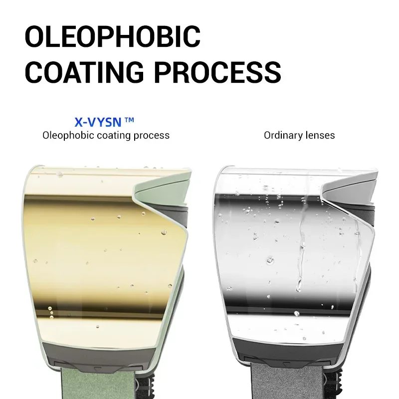 Kapvoe الرجال نظارات التزلج على الجليد التزلج على الجليد قناع للنساء مكافحة الضباب عدسة عدة UV400 حماية الثلج نظارات دراجة نارية #3