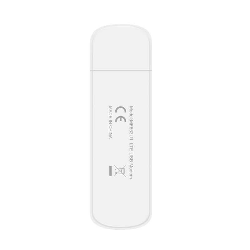 Zte Mf833u1 4G Lte Draadloze Usb Dongle 150Mbps Multi-Band Configuratie Modem