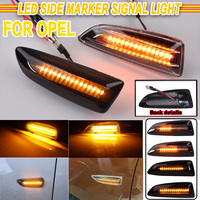 13273103 2Pcs LED Dynamic Turn Signal Light For Opel Astra J K Zafira C Insignia B Grandland Crossland X