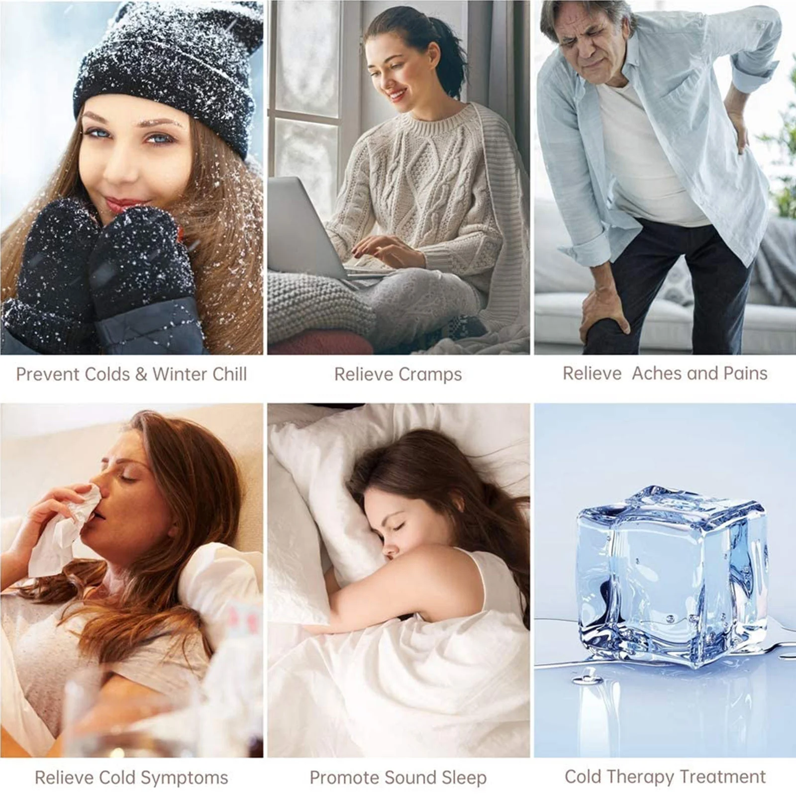 

USB Charging Hand Warmer Gray Comfortable Lightweight Portable Electric Hand Warmer for Winter Outdoor Hiking Camping Fishing