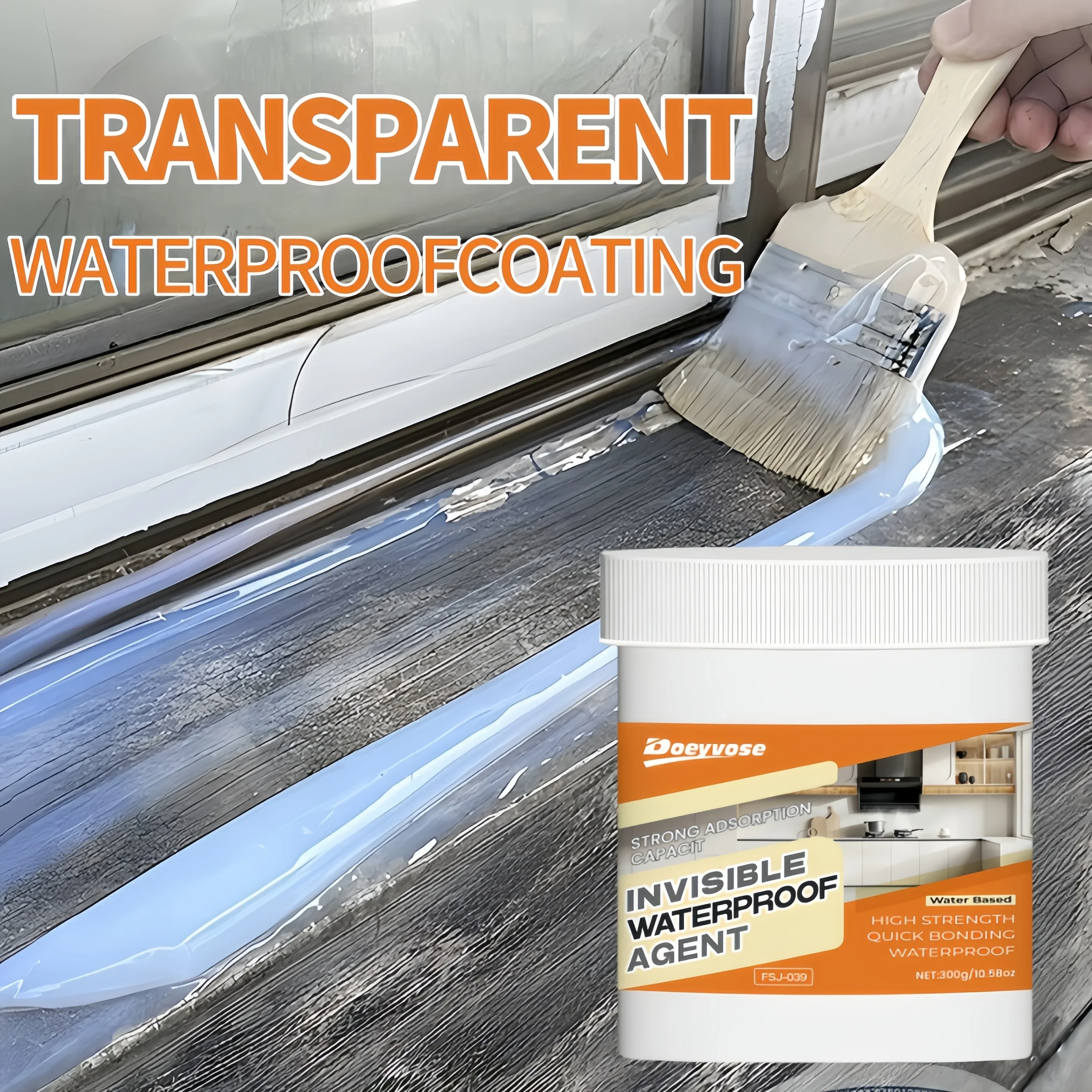 500g/300g/100g Super Tough  Invisible Waterproof Sealant, Multi Size ,Household Leak Repair Glue