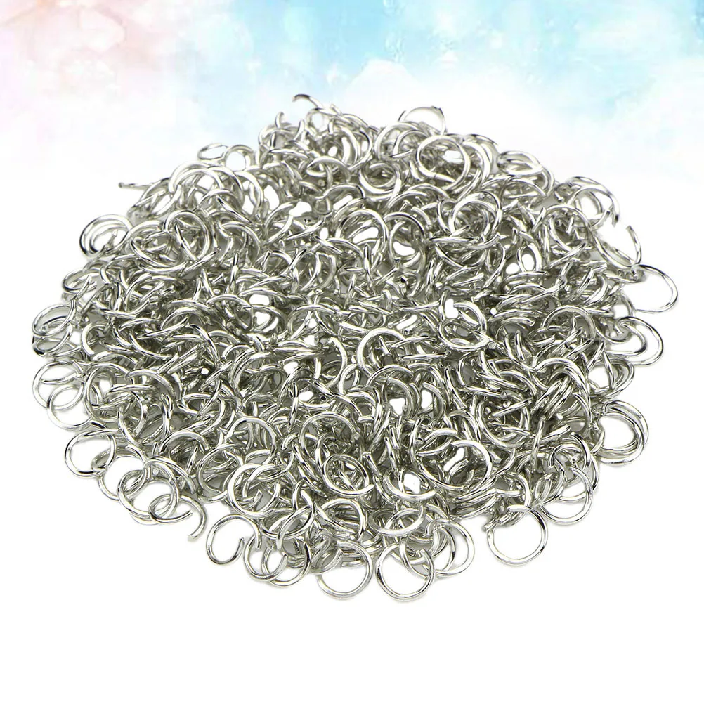

200Pcs Open Jump Rings Iron DIY Findings for Necklace Bracelet Keychain Jewelry Making Accessories Jewelry Making Findings