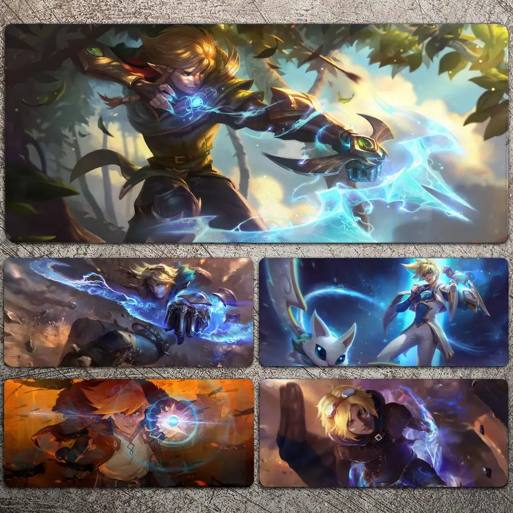 

Ezreal Leagues Of Legends Game Mousepad Large Gaming Mouse Pad LockEdge Thickened Computer Keyboard Table Desk Mat