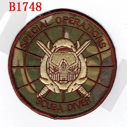 Embroidery Patch Seal Special Operations SCUBA DIVER