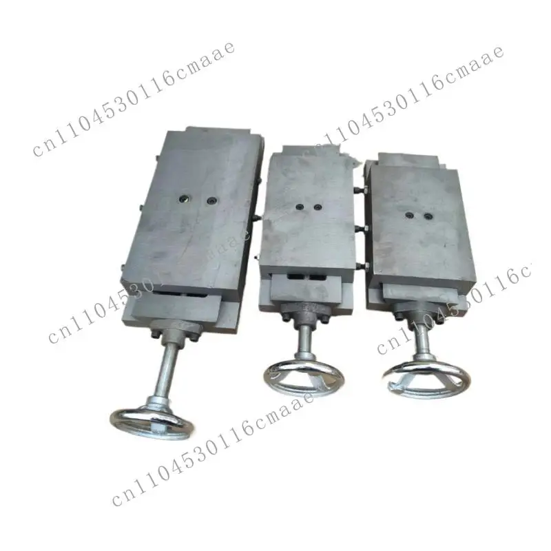 Cast iron dovetail groove sliding plate with rod straight line one-way hand slide module slider mechanical guide rail table