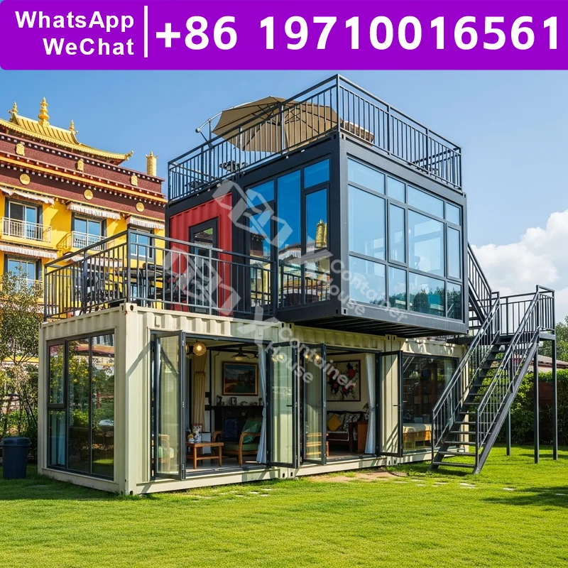 

Предварительно запечатанные дома Садовый дом Плоский пакет Домашний временный корпус Стальная конструкция Сборные транспортировочные контейнеры Дома Сборные домики