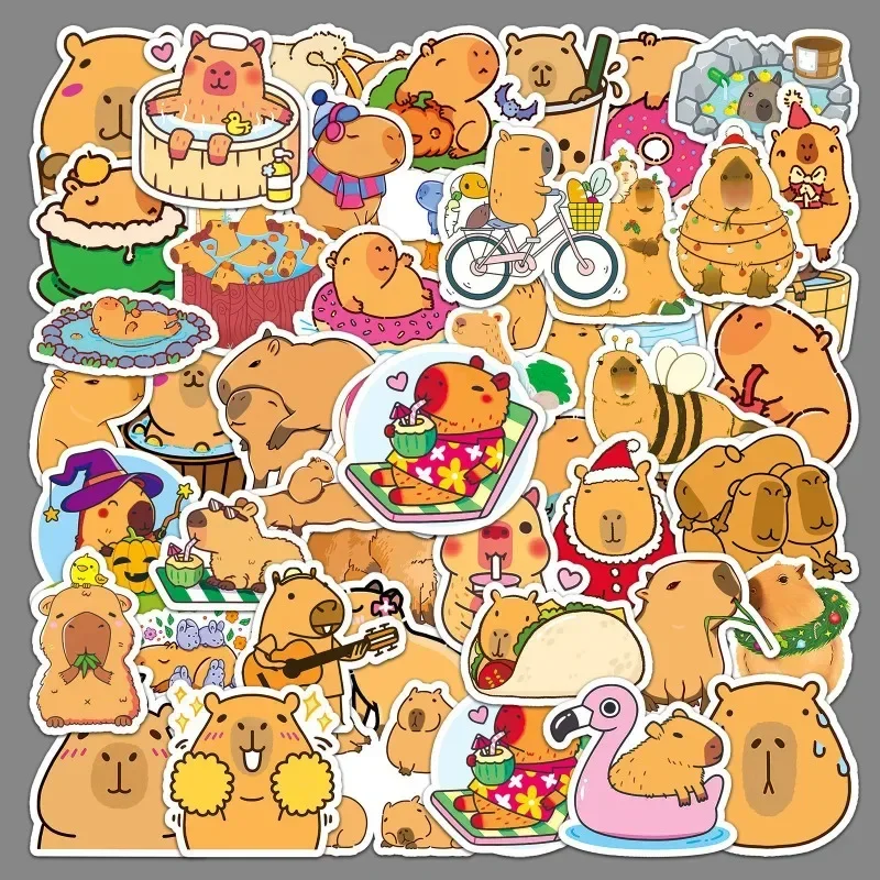 50pcs Sanrio Kawaii Gudetama Decoration Stickers DIY Laptop Phone Scrapbook Water Bottle Decoration Sticker Kids Toys cute