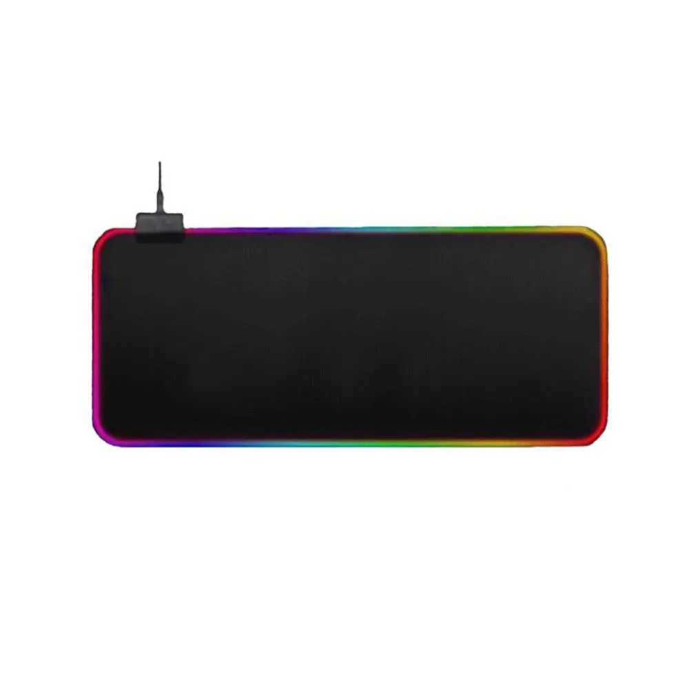 350*250*4Mm 1 Pcs สีสัน RGB Luminous Symphony Mouse Pad Gaming แผ่น RGB Gaming เมาส์ Pad แผ่นรองเมาส์ขนาดใหญ่