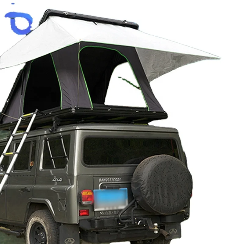 متوفر في المخزون خيمة صدفية من الألومنيوم على السطح هيكل صلب 4-5 أشخاص