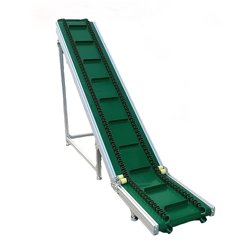 Tilt Elevator Lifting Belt Conveyor System Assembly Line Skirt Conveyor For Production Hot-selling