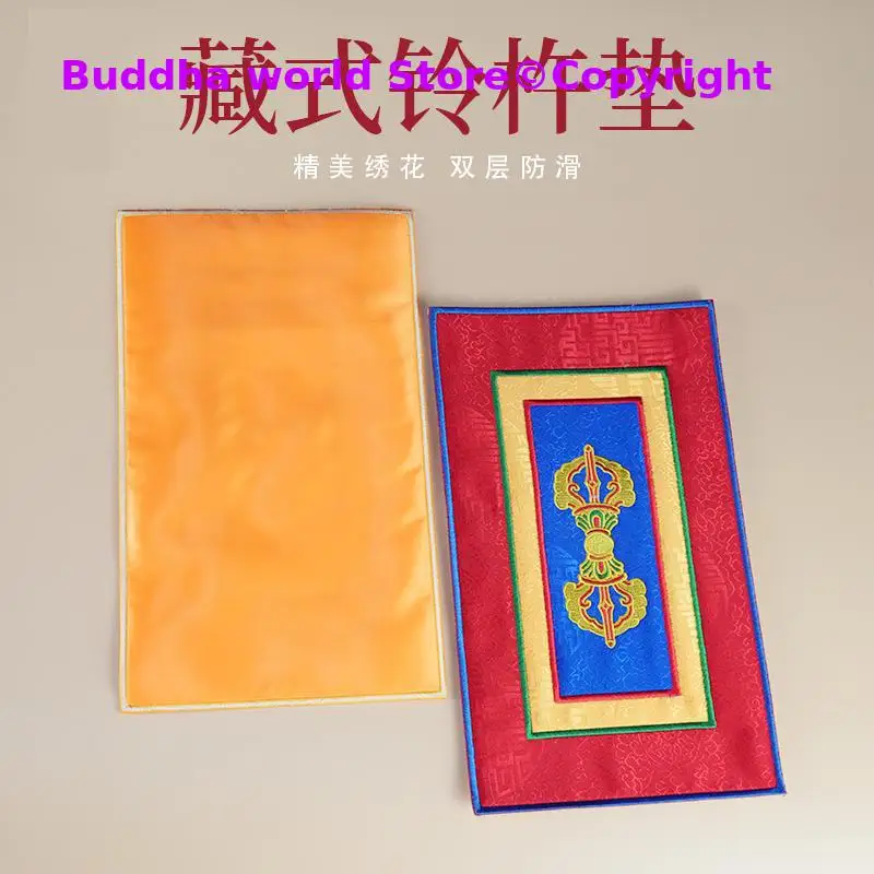50% OFF Buddhism decoration Tibet family Temple Vajra Pad cloth mat Cushion for Worship Buddha statue Altar ritual implement view 2