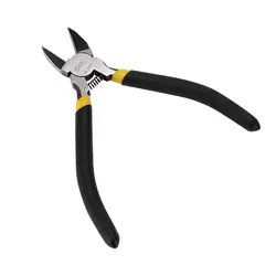 Deli 5 Inch Tools Plastic Nippers Non Slip Flash Wire Cutting Multi Function Electrician Repairing Pliers Hand Tool