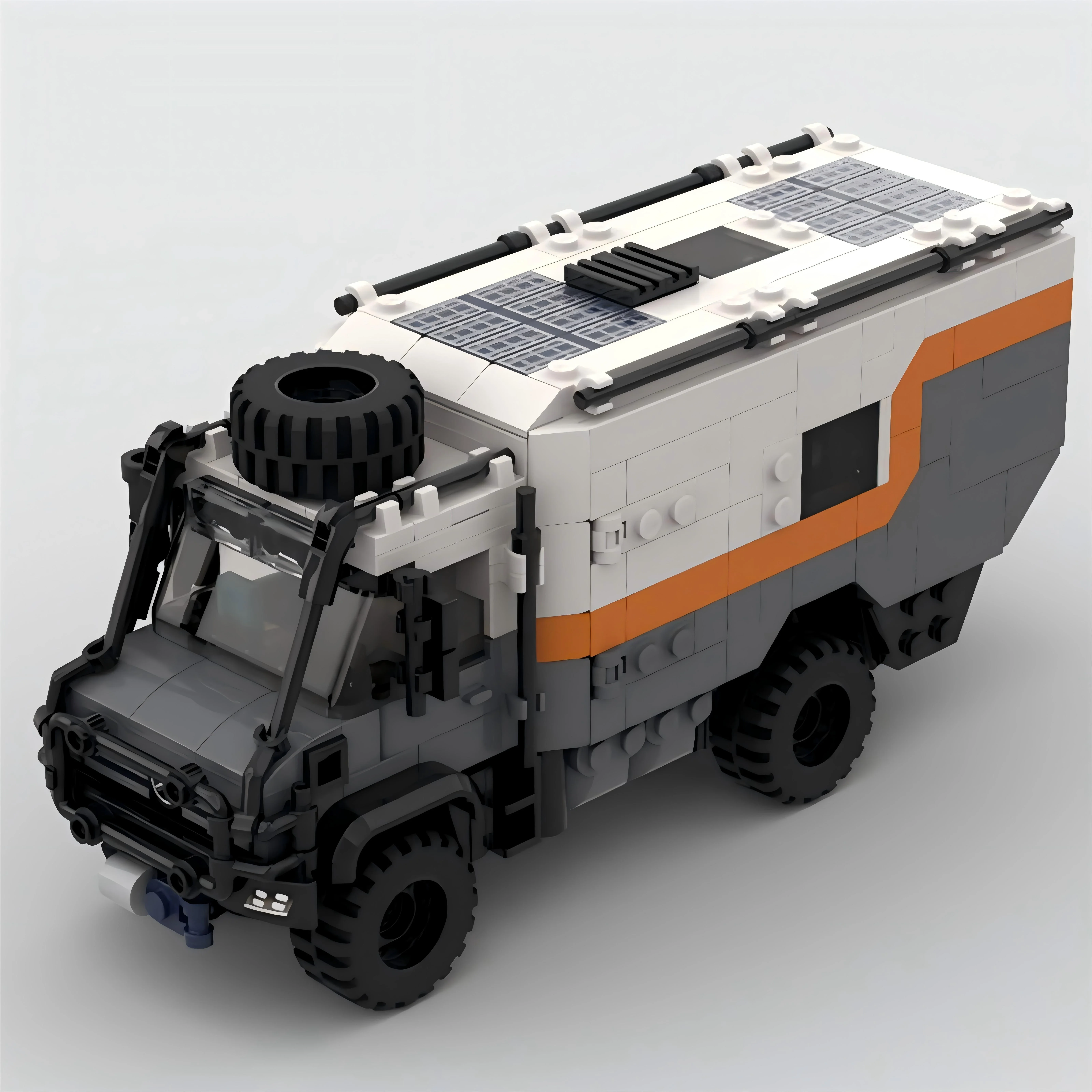 MOC Truck Zwaar voertuig Bouwsteen Expeditie Serie Speelgoed Terreinwagen, camper, bestelwagen, bricks Technisch voertuig Kerstcadeaus