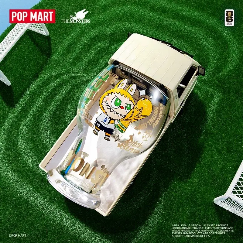 

POPMART LABUBU THE MONSTERS × FIFA Series Glass Blind Box Periphery creative surprise collection Holiday gift Decoration