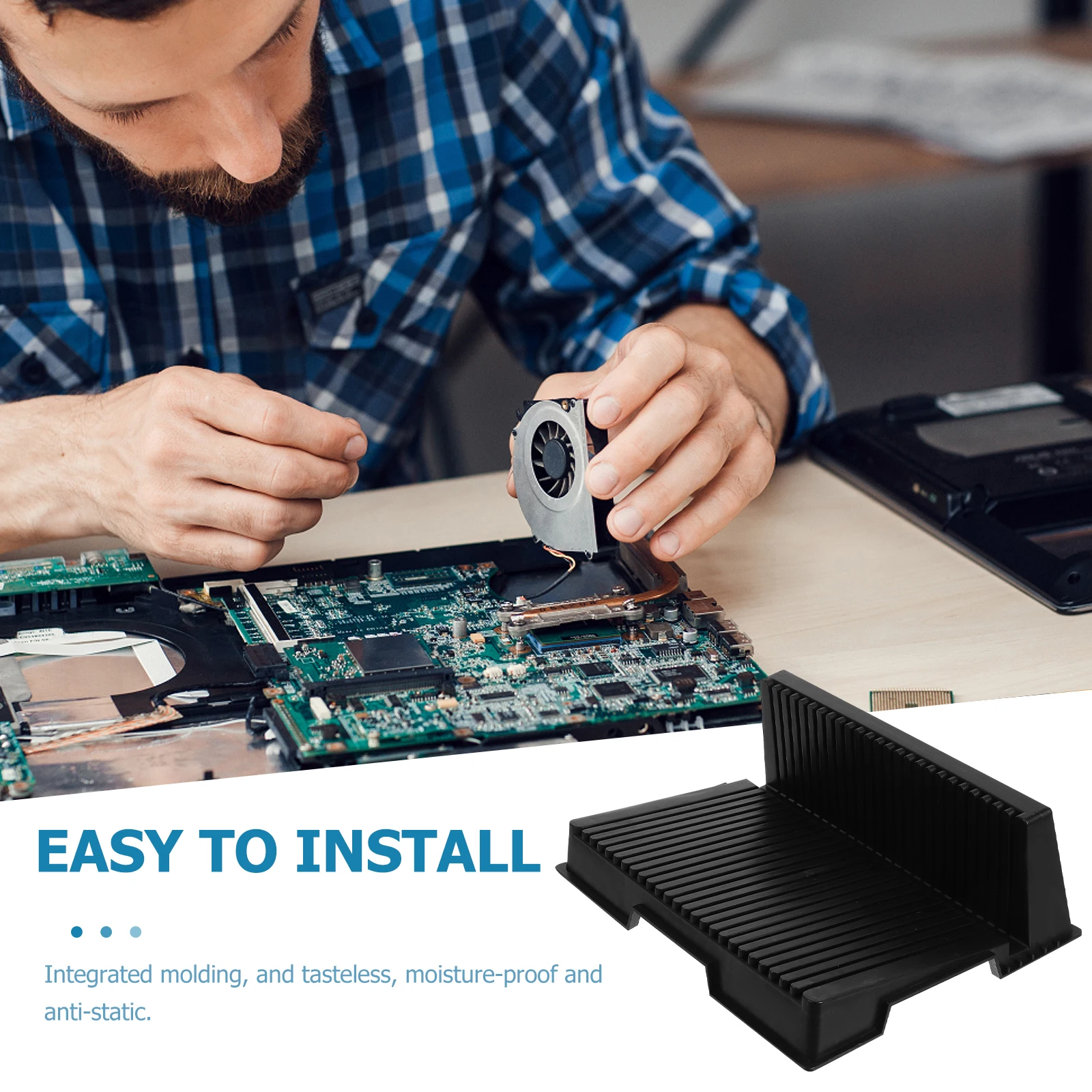 

Anti-static Bracket for Circuit Board Holder Reusable Sturdy Storage Stand PCB Rack Frame Safe Convenient Longtime Use