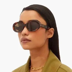 Nieuwe Mode Zomer Vintage Kleine Vierkante Frame Ovale Zonnebril Vrouwen Retro Punk Rechthoek Zonnebril Zonnebril