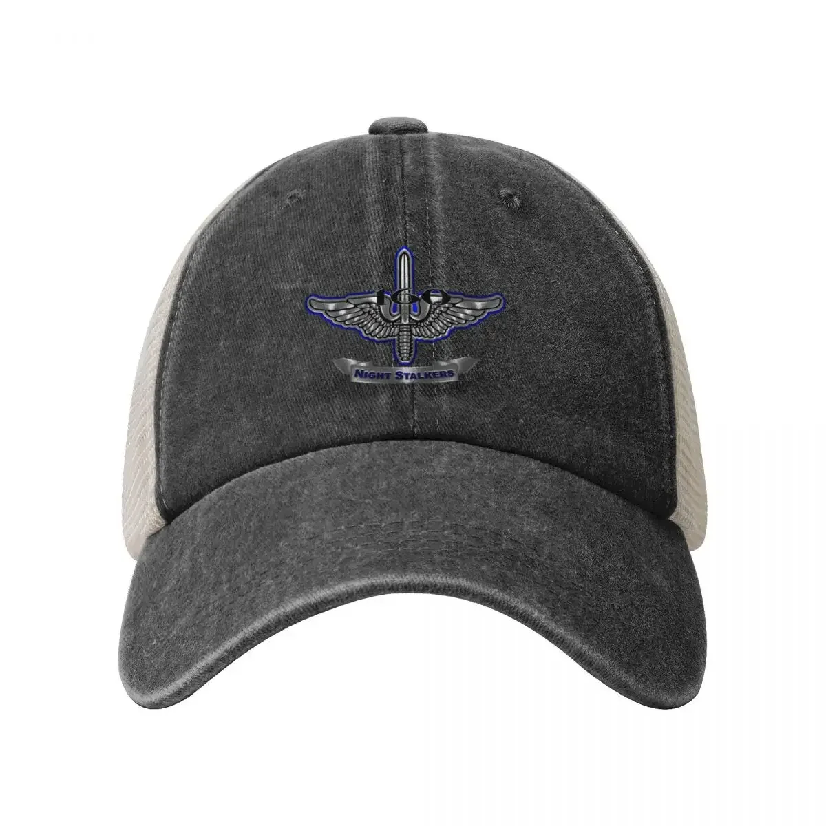 160th Special Operations Aviation Regiment “NIGHTSTALKERS” Cowboy Mesh Baseball Cap Trucker Cap hiking hat cute For Man Women's