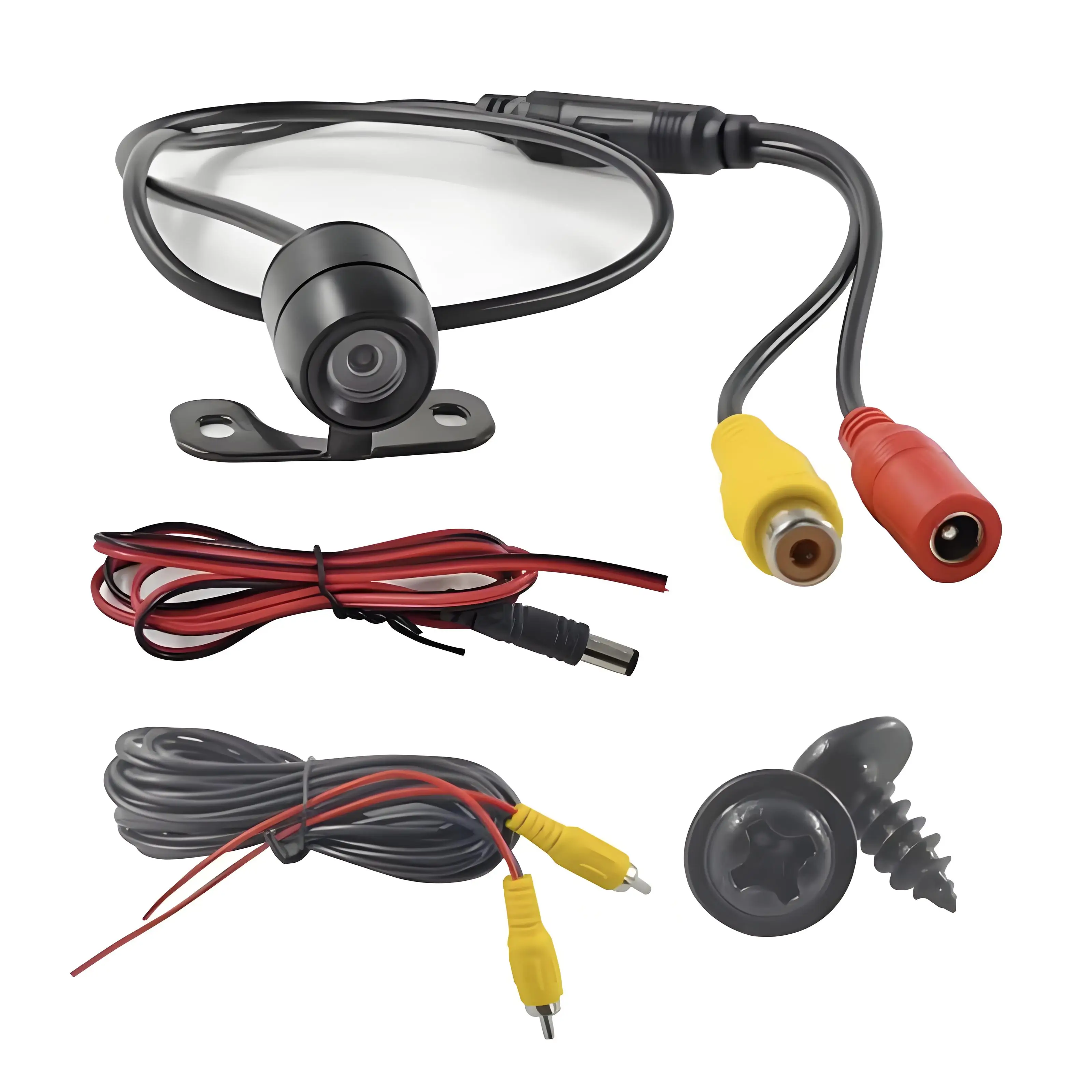 Universal Front Rear View Car Camera Butterfly AV Plug HD Night Vision Wide Angle Waterproof Reverse Aid for Sedan SUV Truck