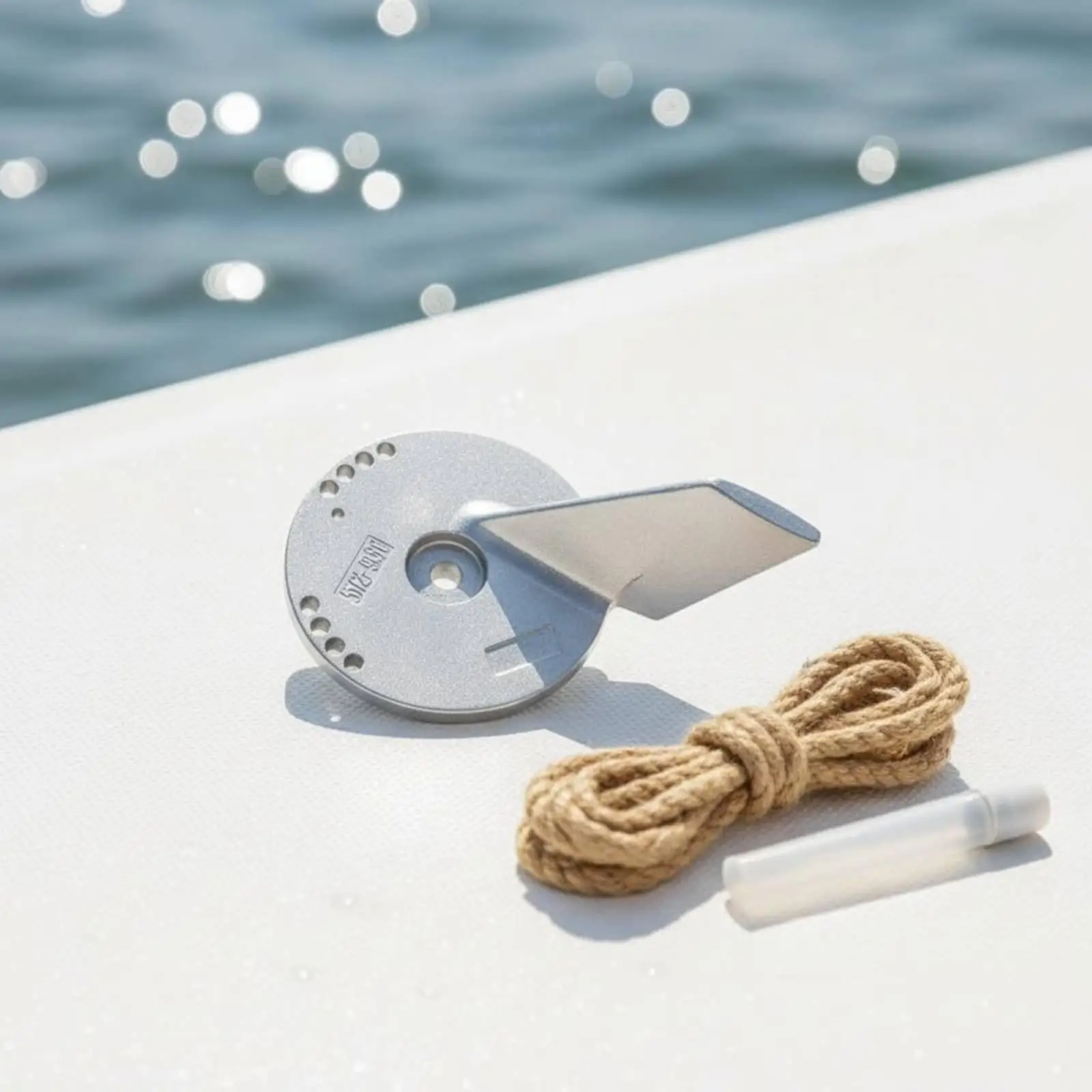 Outboard Motor Zinc Navigation Plate Marine Anode for Engine Corrosion Control Steering Rotation Stabilizer Boat Accessory