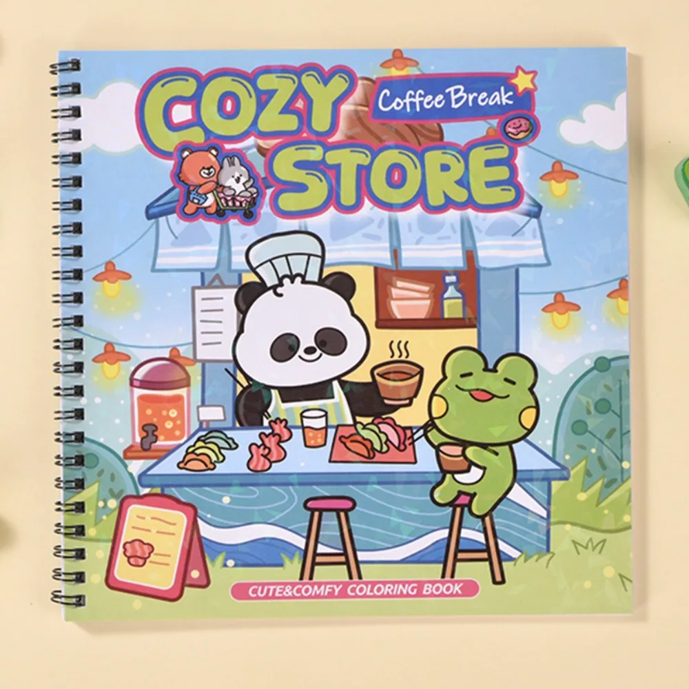 

High Quality Relaxation Gift Coloring Book Educational In Cozy Moments Graffiti Painting Book Doodles Book Gift