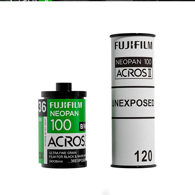 1/3/5/10 PC Fujifilm NEOPAN Acros Ⅱ iso 100 Films 120mm Film for Black and White Professional Prints 36 Sheets/Roll