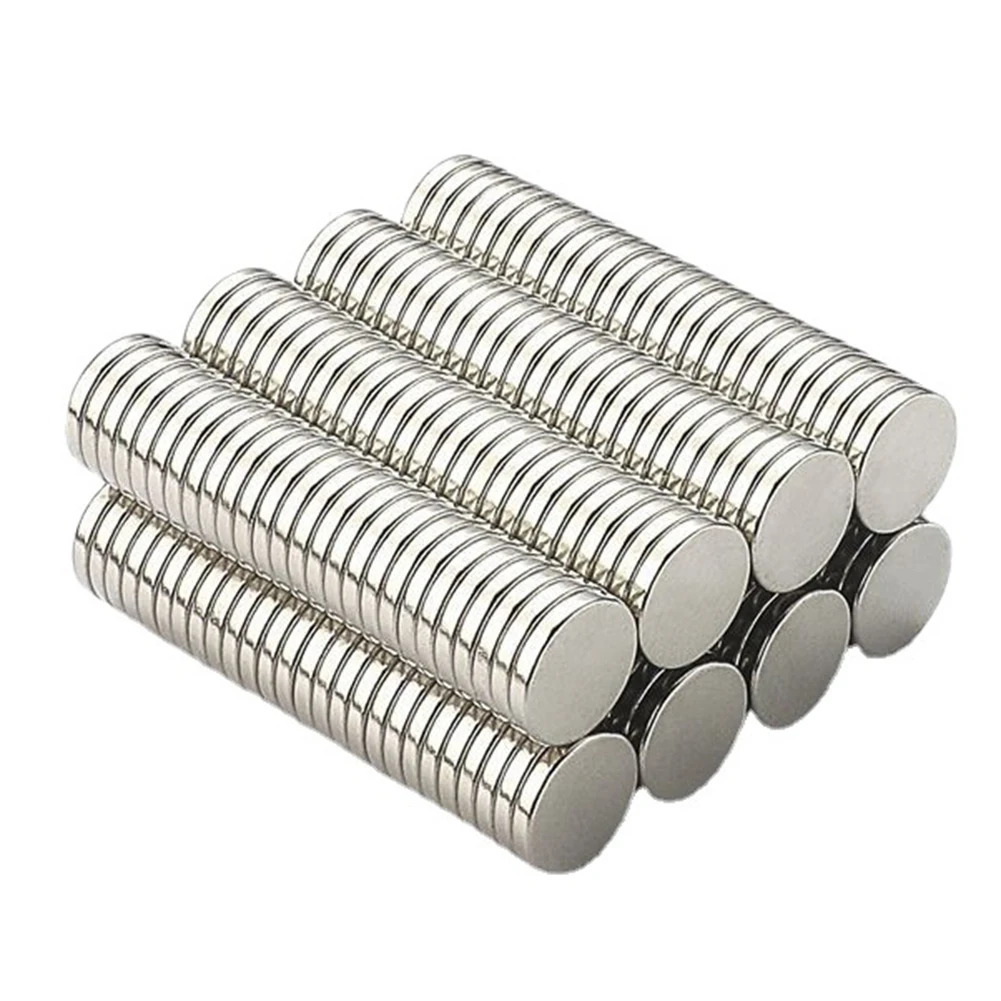 100 Pcs Neodymium Strong Magnets Cylinder Neodymium Magnet 8mm Dia Thick Herramientas Taladros Multimeter Metal Detector