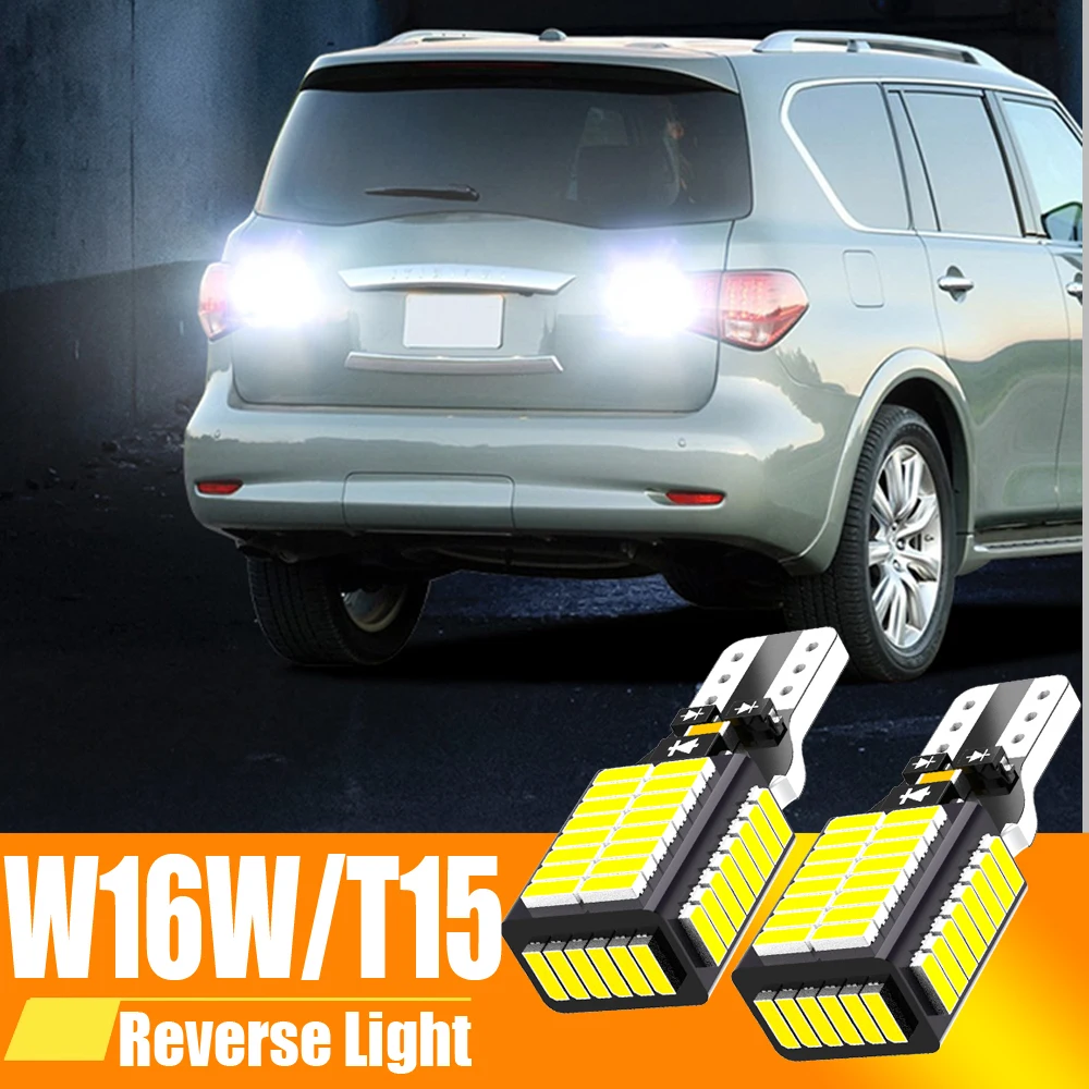 2pcs LED Backup Light Blub Reverse Lamp W16W T15 921 Canbus For Subaru BRZ XV Tribeca Outback Legacy Forester SG SJ SK Impreza