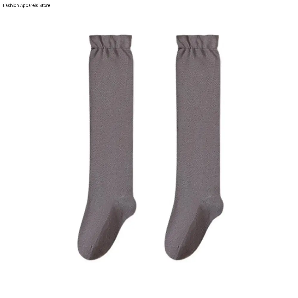 

Loose Fit High Tube Sleep Socks Non-Slip Bottom Thickened Leg Warmers Enhance Sleep Comfortable Fabric Women's Floor Socks