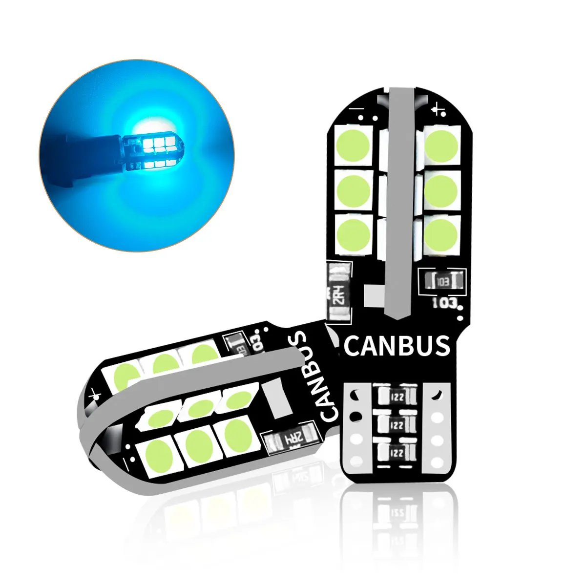 2 قطعة T10 W5W WY5W 5W5 LED ينطبق على السيارات الفرامل القيادة يعرض أضواء مخطط العرض #3