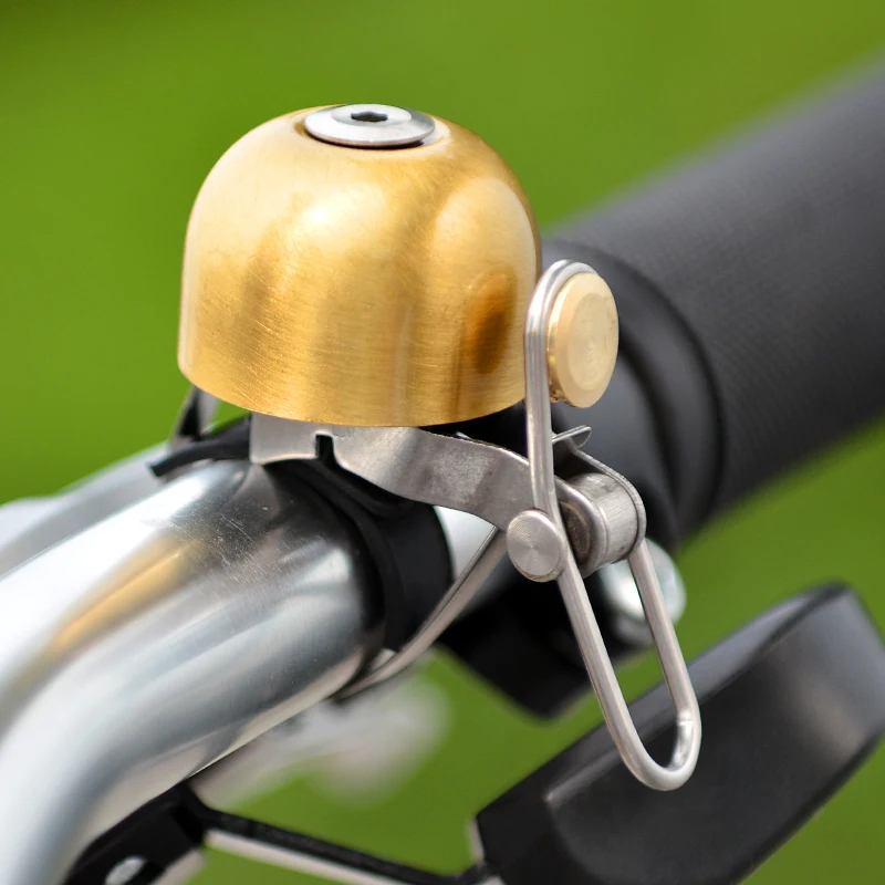 ROCKBROS Steel Copper MTB Bike Ordinary Bell Clearly Sounds Riding Bike Safety Horn Ultralight Cycling Bell Bicycle Accessories