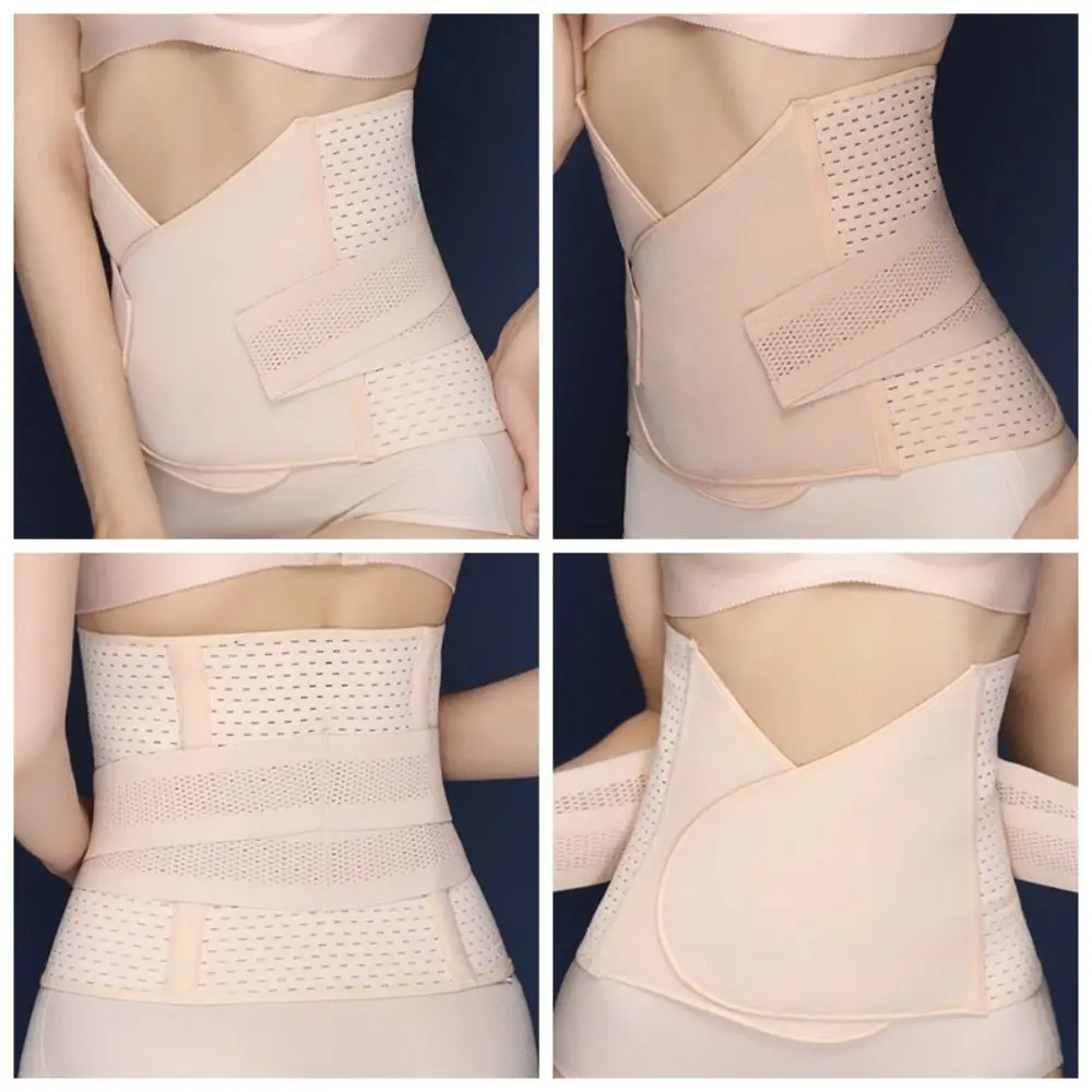 

Модный тонкий послеродовой утягивающий пояс для тела, бесшовный самоклеящийся женский корсет, дышащий пояс для утяжки живота, женский корректор талии