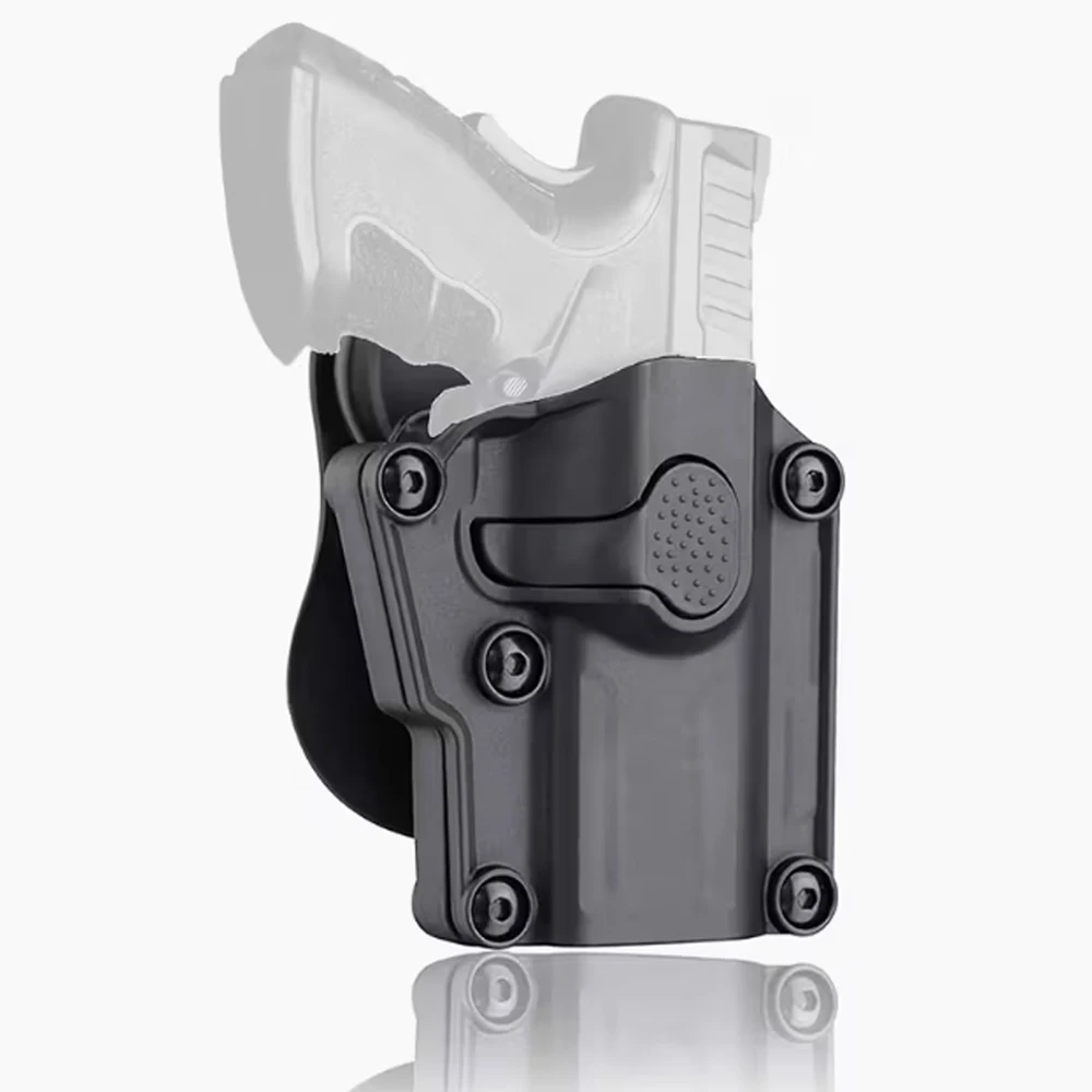 Sarung Pistol Universal Baru untuk Tangan Kanan, 360 °   Dapat Diputar, Cocok untuk Aksesori Sabuk G17/19/23 1911 Sig Series Beretta Dll