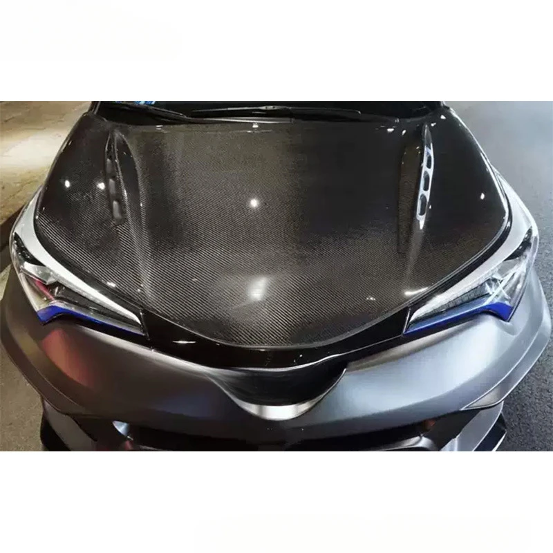 

Карбоновый капот Fengxuan для Toyota C-HR 2016-IN, модифицированная модель SB, передняя крышка двигателя