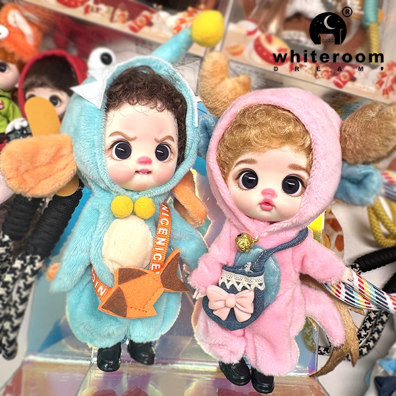 Mini Dolls for girls Labbu TOY pocket blyth Boy girl Doll Barbi cry Baby Rainbow Ball jointed doll Mobile phone Decoration