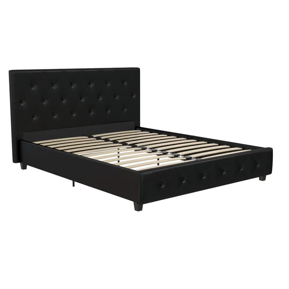 Lit queen size, noir solutions.com