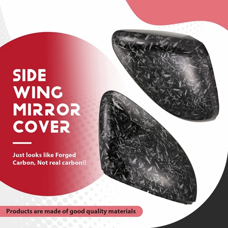 Well-Car Side Wing Mirror Cover Rearview Mirror Shell For VW Golf 7 MK7 7.5 Side Mirror Cover Housing