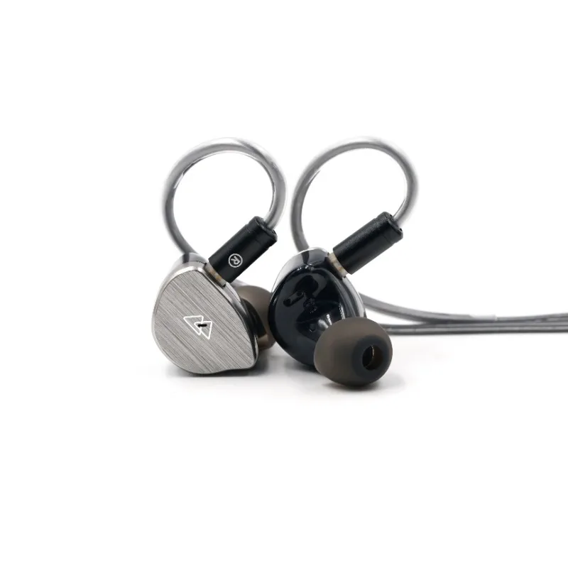 BQEYZ BQ10 HiFi In-Ear Wired Earphones 12mm PET Dynamic Driver IEMs 0.78mm 2Pin Detachable OFC Silver-plated Cable