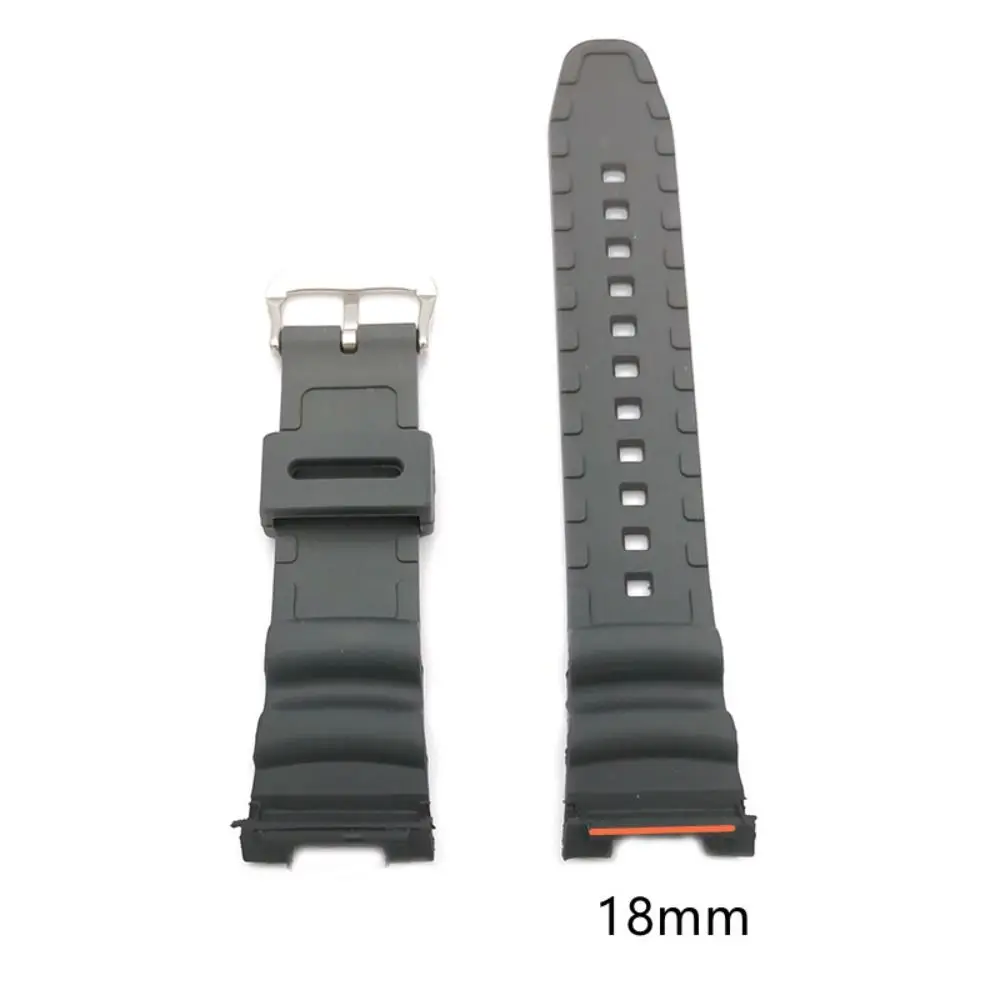 Sports Silicone Strap Pin Buckle Men Women Silicone Watch WristBand Soft Watchband for C-asio G shock SGW100 Watch Accessories