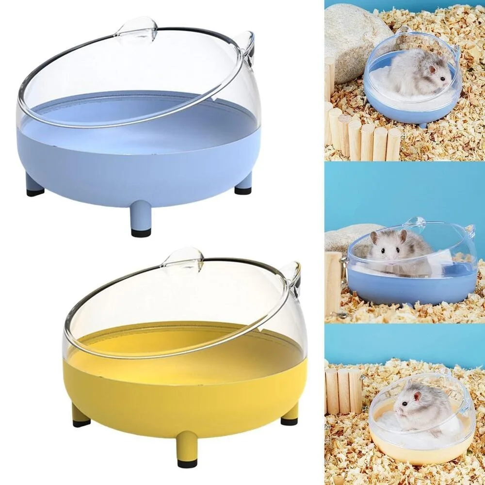 Hamster Sand Bad Box Käfig Toilette Kleintier Badhaus für Mäuse Kaninchen Haustiere