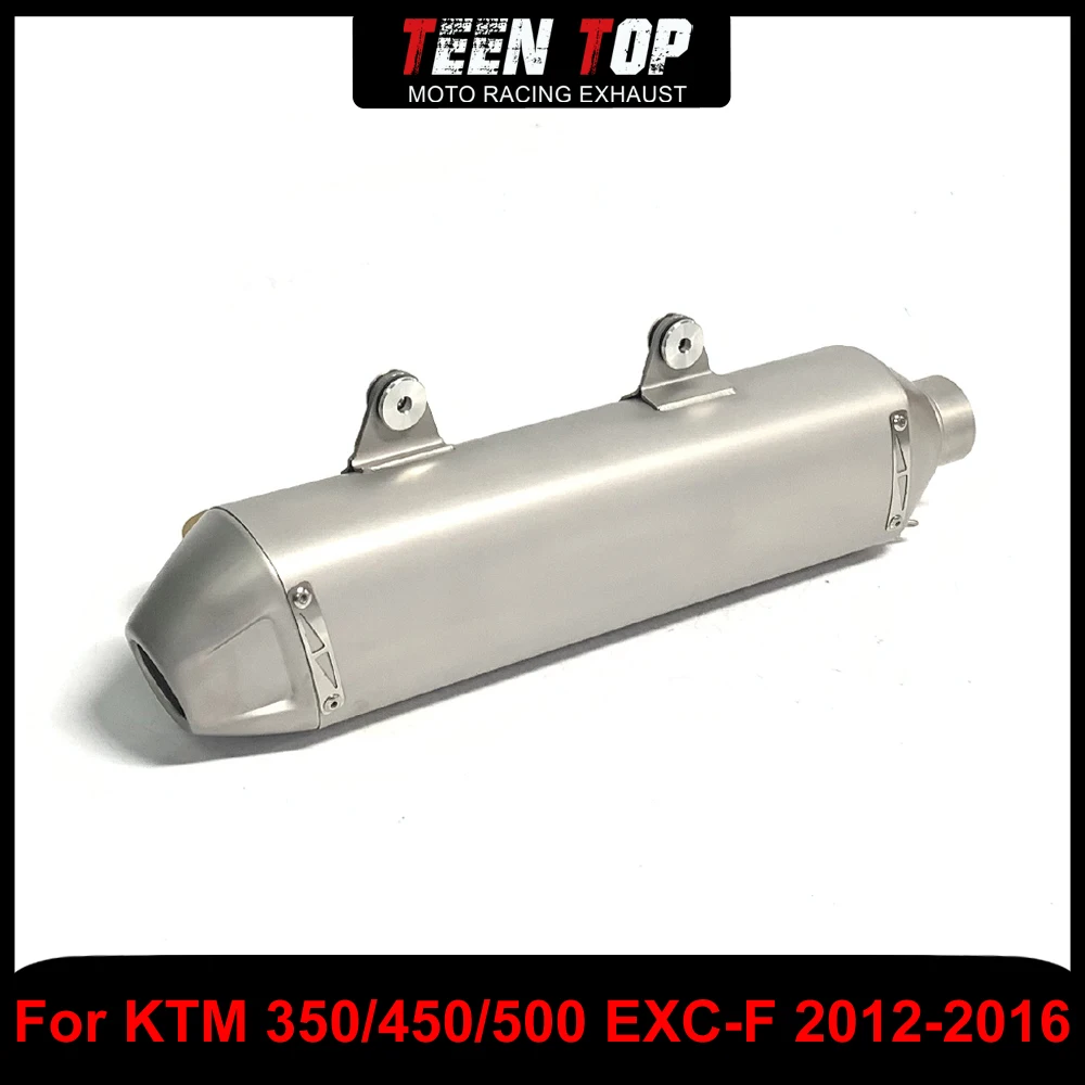 

50 мм глушитель для внедорожного велосипеда для KTM 350/450/500 EXC-F 2012-2016, угловая соединительная труба из нержавеющей стали 450 exc-f
