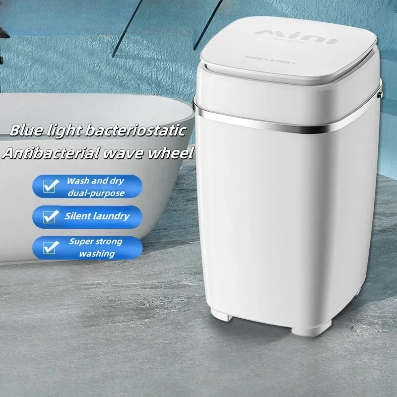 

Large capacity washing machine mini small semi-automatic home dormitory single pulsator children's underwear