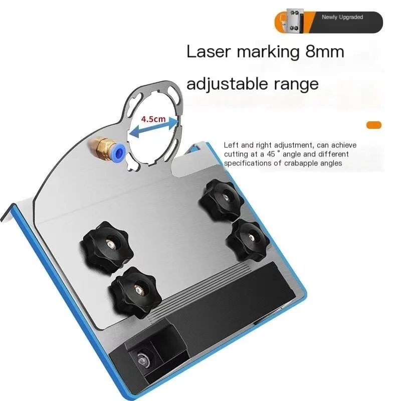 เครื่องเจียรตั้งกระเบื้อง 45 °   Chamfer เครื่องบดมุมตัดขาตั้งเครื่องบดผู้ถือพิเศษตัดวงเล็บมุมขาตั้งบด