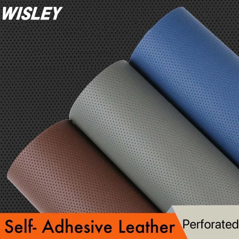 1 Roll Perforated Breathable Self-Adhesive Leather for Instantly Fixes Sofas Car Seats Motorcycle Seats Leather Repair Patches