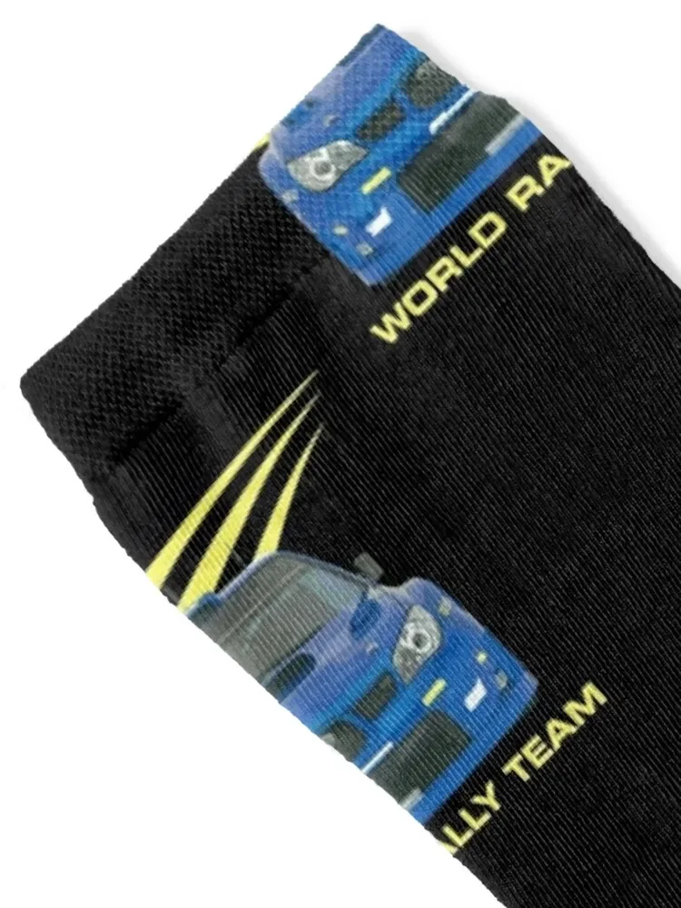 WRC PETTER SOLBERG WORLD RALLY TEAM CAR 2007 Socks floral short man anti slip football Socks Ladies Men's