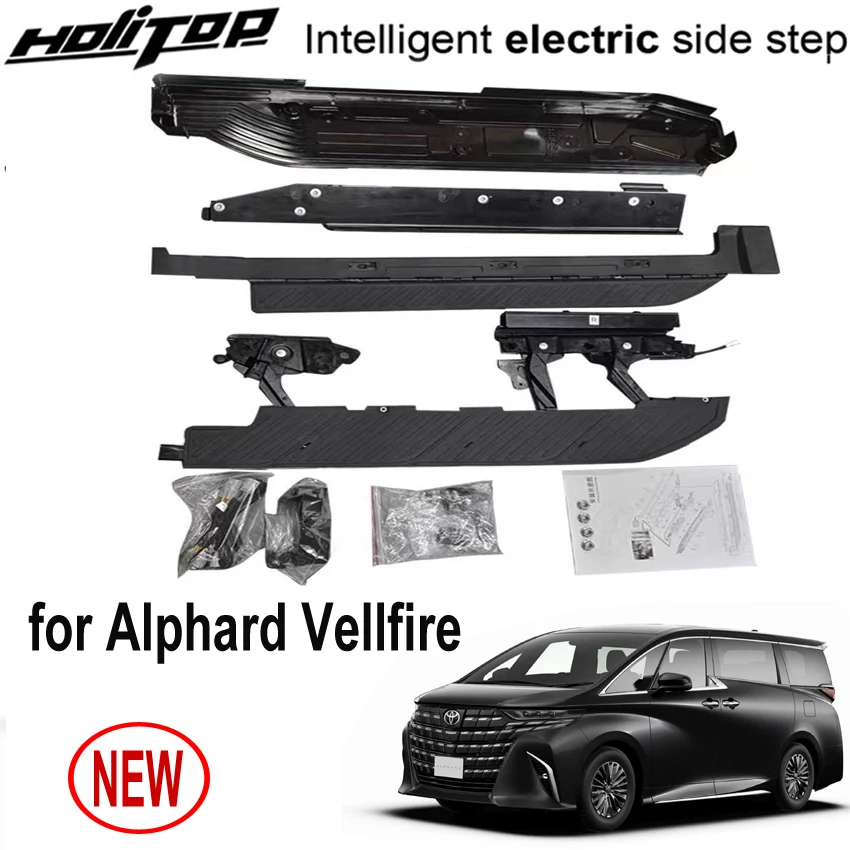 

Hottest electric scalable side pedals nerf bar side step foot board for Toyota new Alphard/Vellfire 2024.durable thicken pedal.