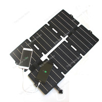 30W 5V/12V ETFE Solar Panel Charger / Solar Foldable Bag - Charger for Mobile Phones & Portable Power Banks
