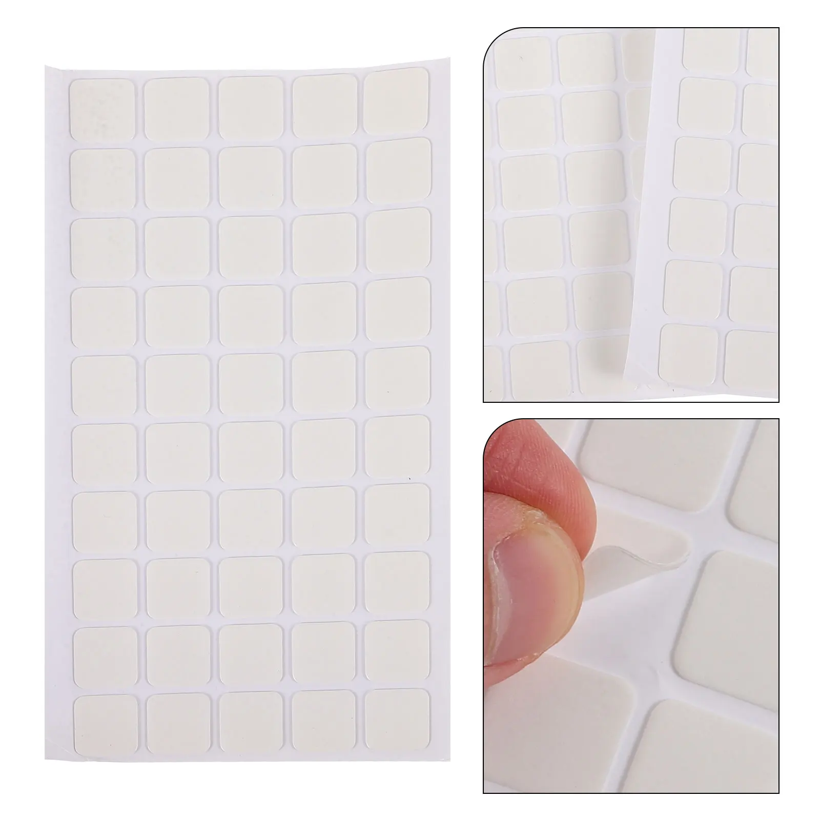 100 قطعة شريط لاصق على الوجهين 15 مللي متر مربع نانو منصات للإزالة شفافة تصاعد الشريط Diy بها بنفسك الحرف جدار مكتب المنزل #4