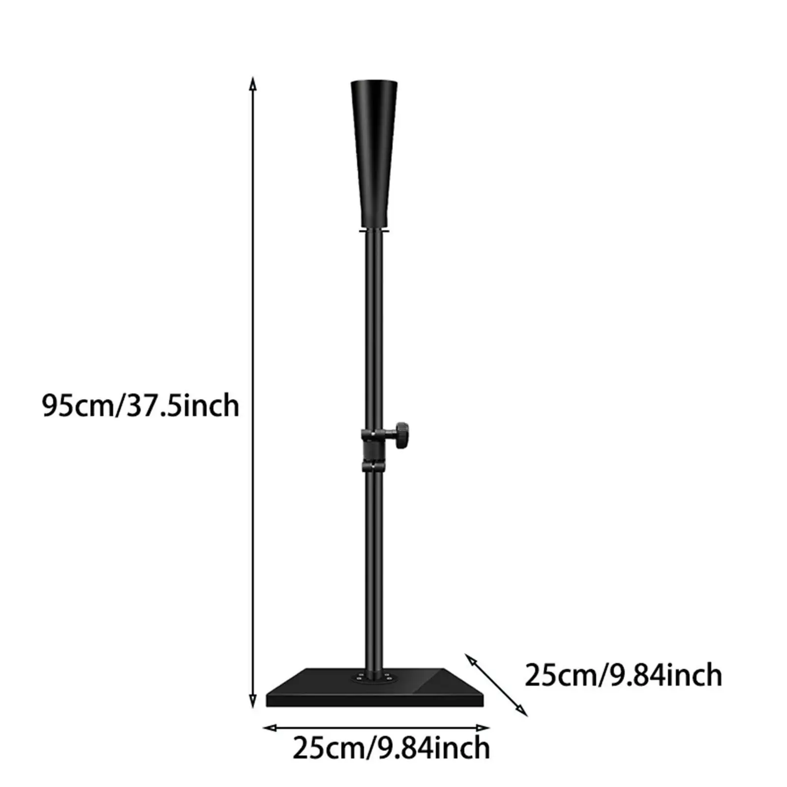 

Baseball Batting Tee Multipurpose for Kids Adults Portable Height Adjustable