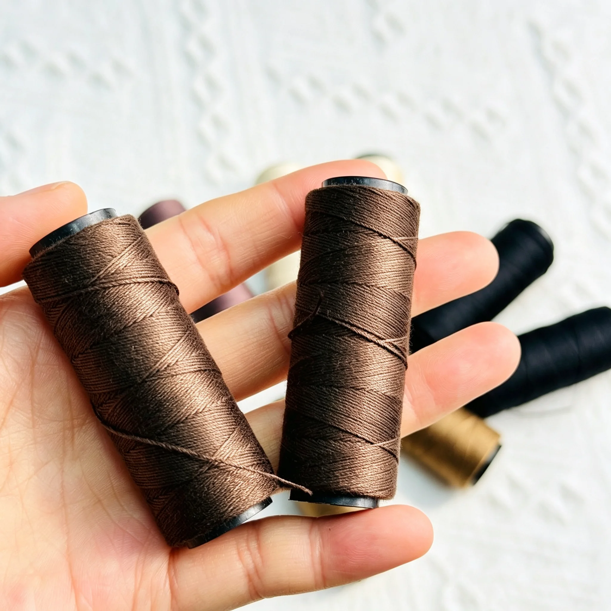 Sewing Threads Weaving Threads Using for Hand Sewing Hair Weft Hair Extensions Wig DIY